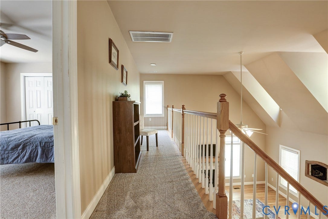 2025 Valley Springs Circle, Powhatan, VA 23139 Landing space above living room for a cozy reading area