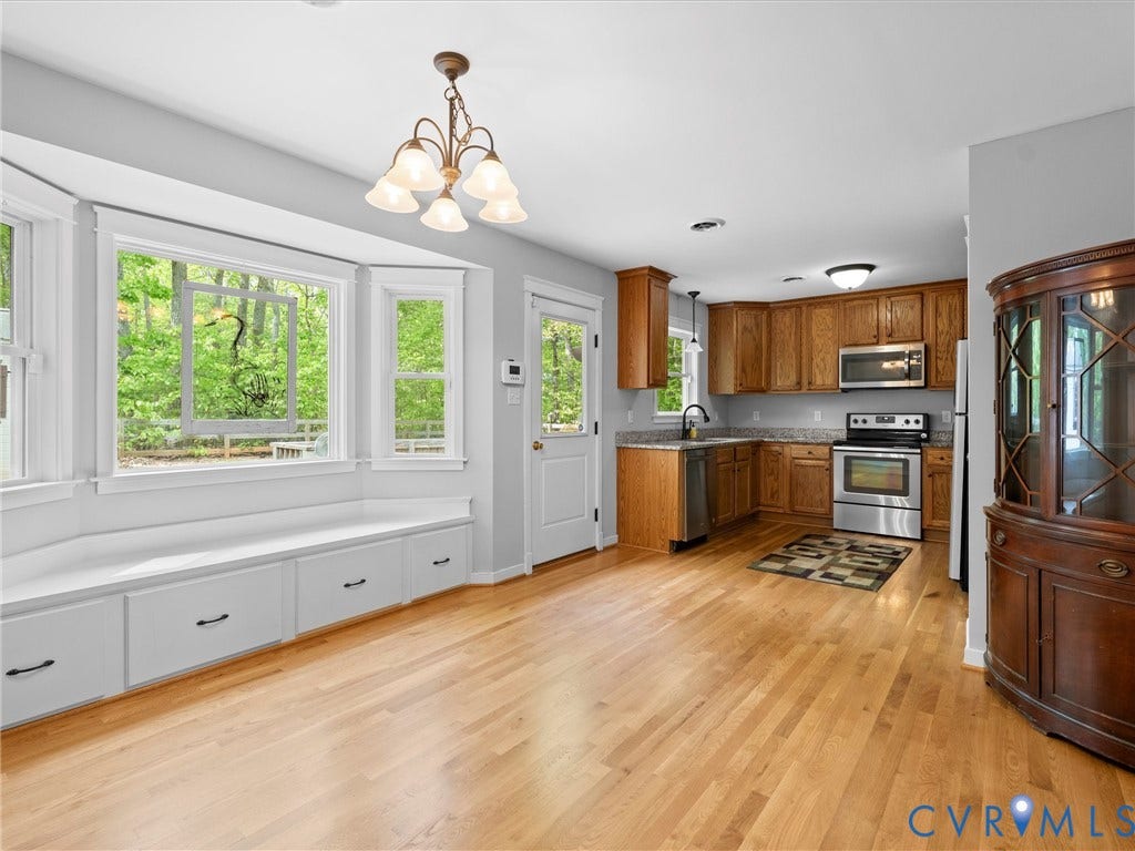 2094 Hancock Road, Powhatan, VA 23139 Dining area and kitchen