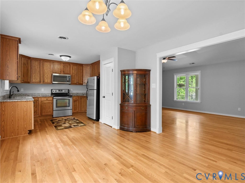 2094 Hancock Road, Powhatan, VA 23139 Dining area and kitchen