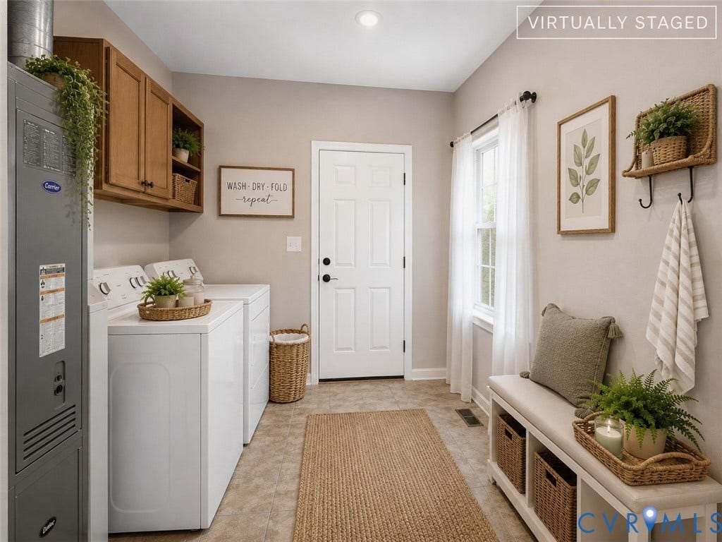 Virtual stage utility room