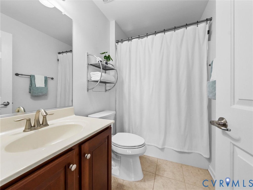Full bath in basement