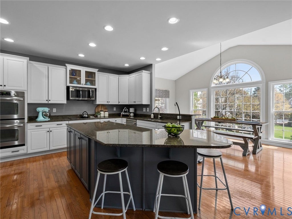 Kitchen and morning room