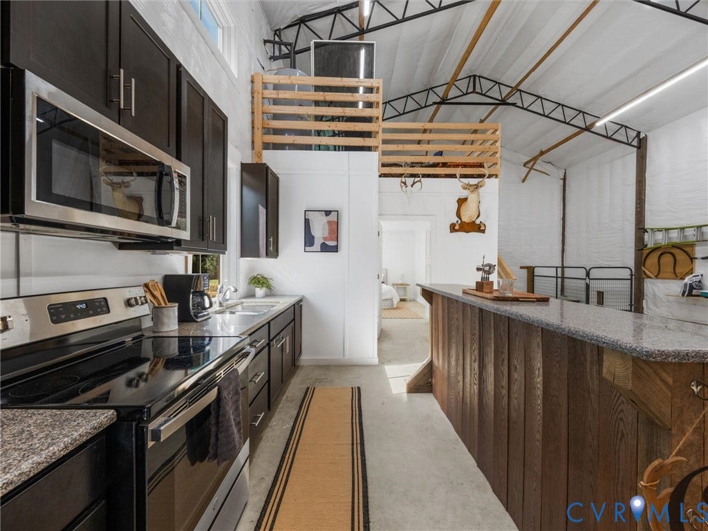 1530 Lewis Lane, Powhatan, VA 23139 30x50 RV Barn/Garage Kitchen