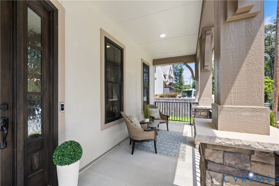 508 Westview Avenue, Westhampton, Richmond, VA 23226 Relaxing Front Porch