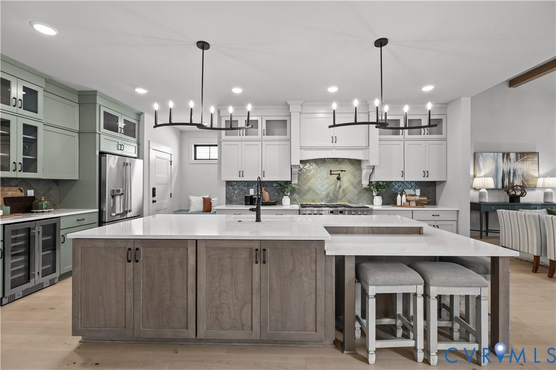 508 Westview Avenue, Westhampton, Richmond, VA 23226 12" Quartz topped Island with casual seating option