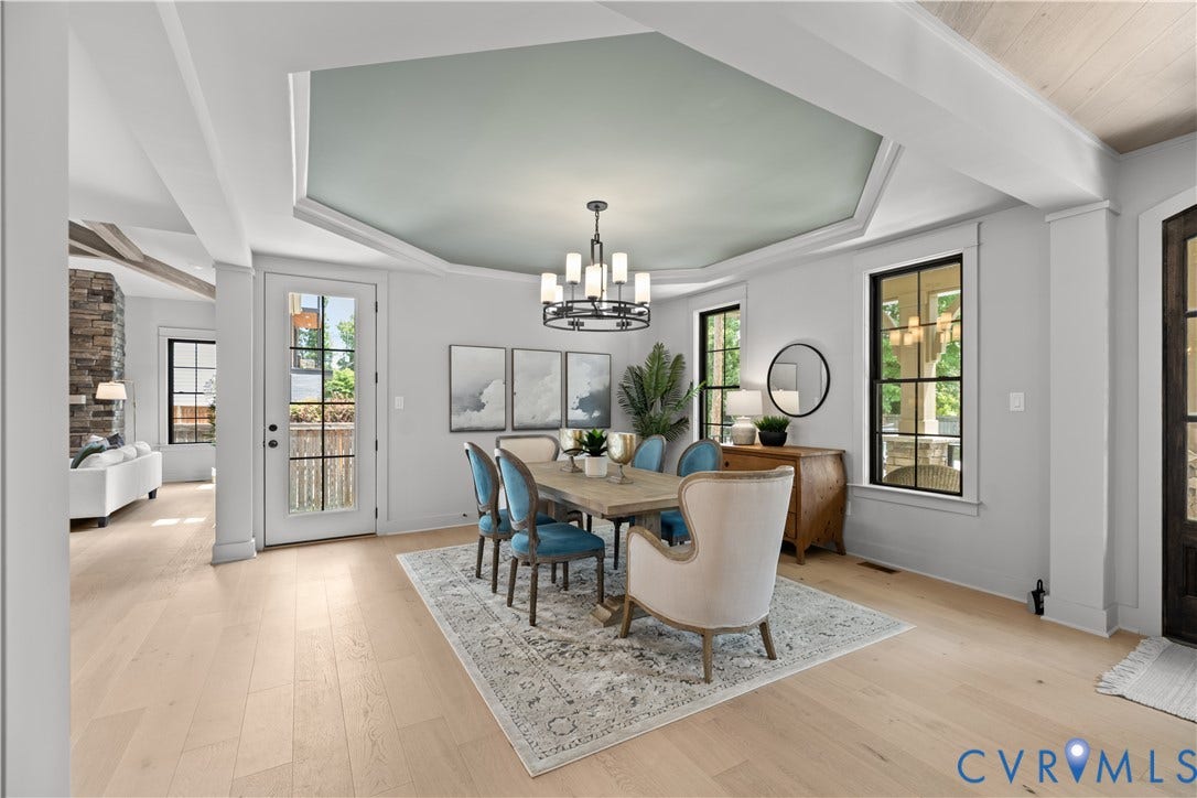 508 Westview Avenue, Westhampton, Richmond, VA 23226 Detailed Tray Ceiling
