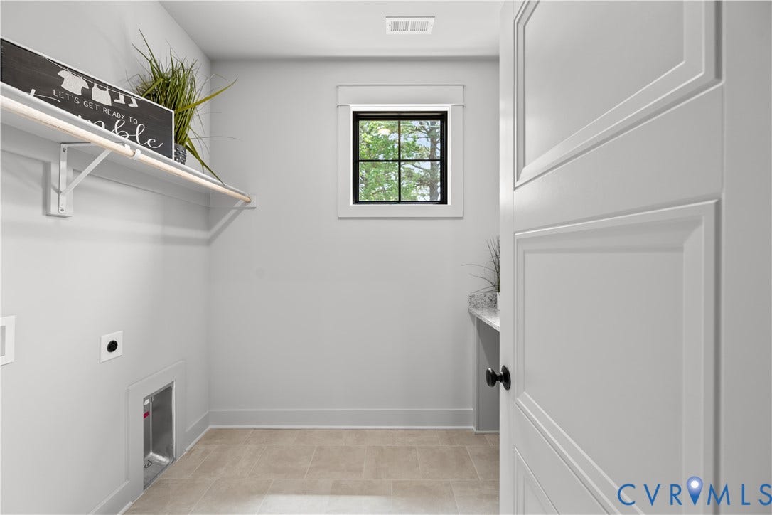 508 Westview Avenue, Westhampton, Richmond, VA 23226 Second Level Laundry with Built-In Folding Table