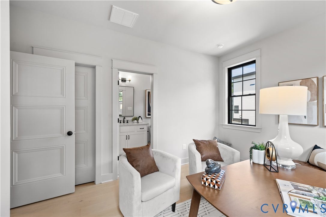 508 Westview Avenue, Westhampton, Richmond, VA 23226 Bedroom 4 / Home Office Option / Full Bath En-Suite