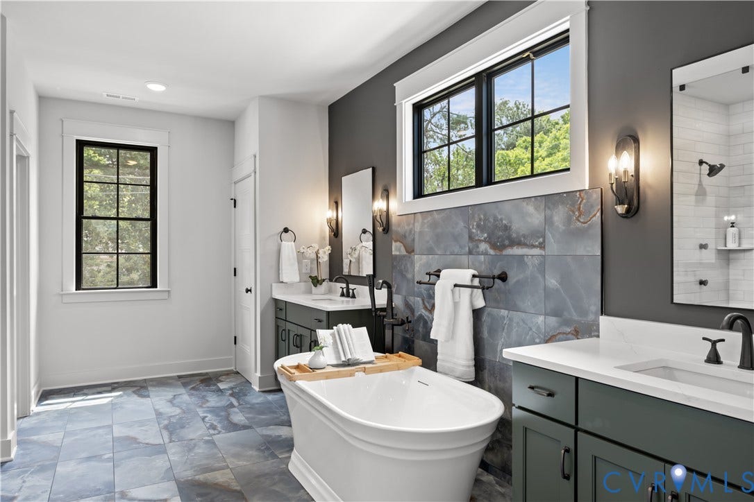 508 Westview Avenue, Westhampton, Richmond, VA 23226 Slipper Tub with freestanding Faucet