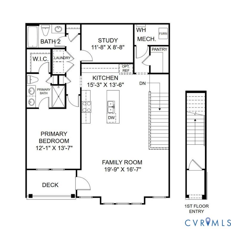 5313 Twisting Vine Lane, #203, The Pointe At Twin Hickory, Glen Allen, VA 23059 FLOOR PLAN