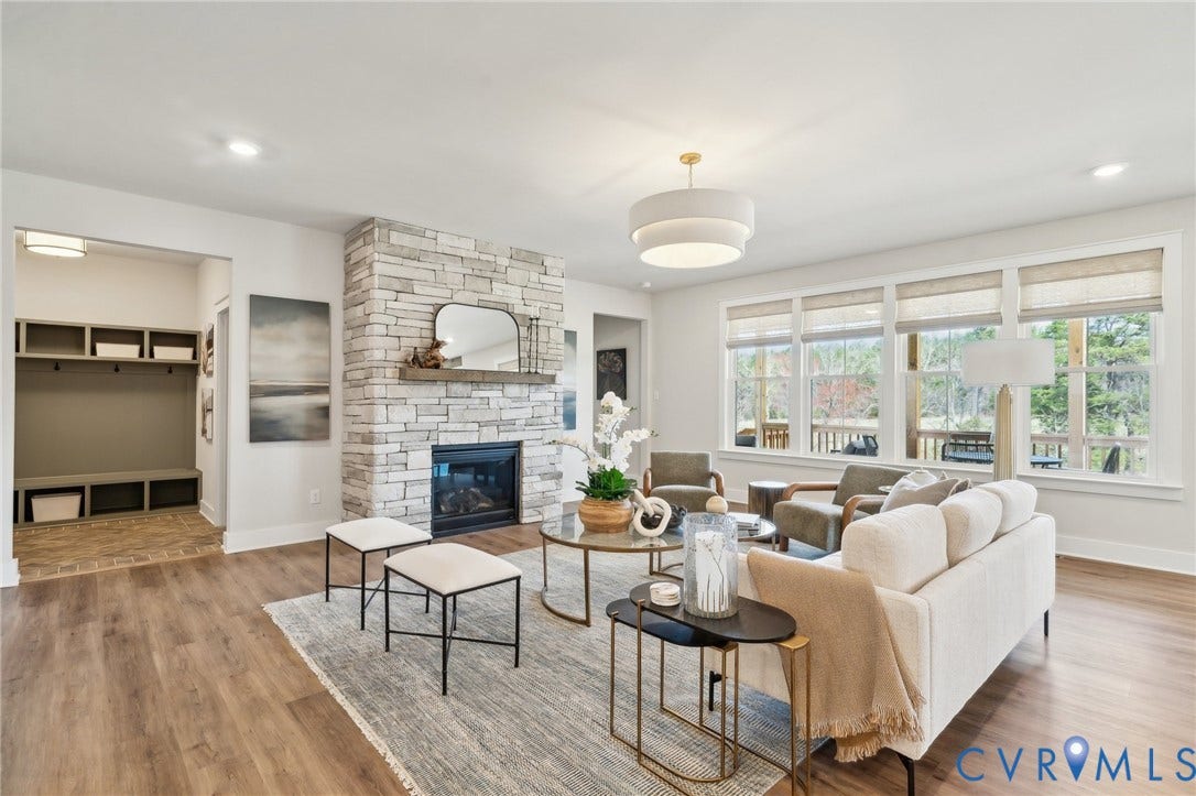 Photo of model home.