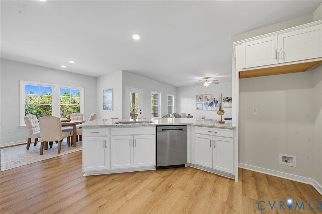 TBD Buckners (Lot 21) Lane, Compass Cove, Mineral, VA 23117 The island will NOT be angled in this home. See the floor plan within the photos. Staged home