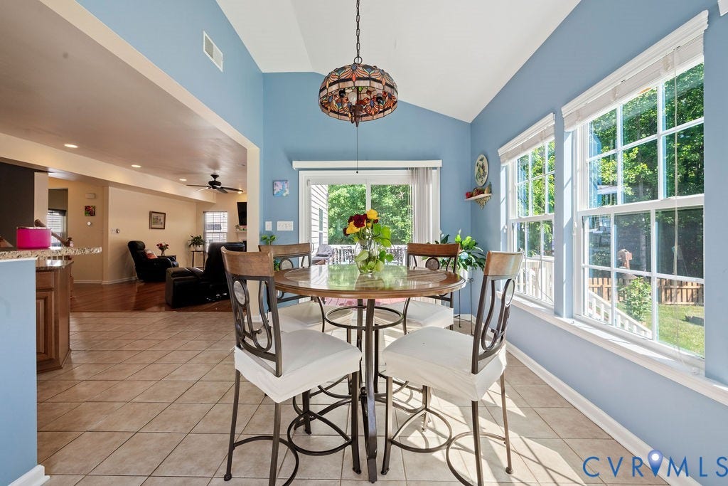 5106 Timsbury Pointe Drive, Timsbury Pointe, Chesterfield, VA 23831 Breakfast nook
