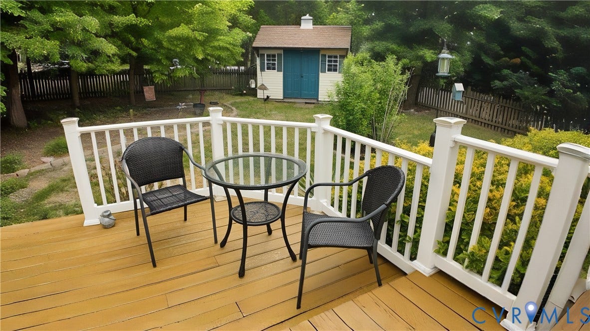 6506 Arbor Landing Drive, Chester, VA 23831 Oversized Deck