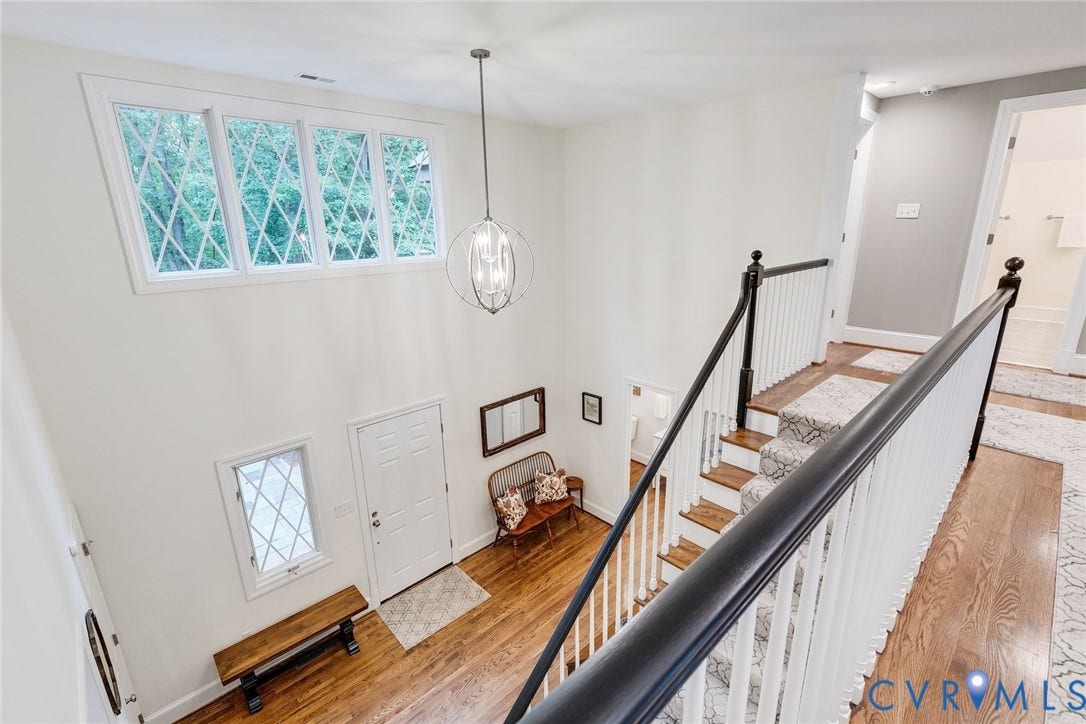 485 Ada Ash Lane, Hermitage Country Club, Manakin Sabot, VA 23103 catwalk overlooking foyer