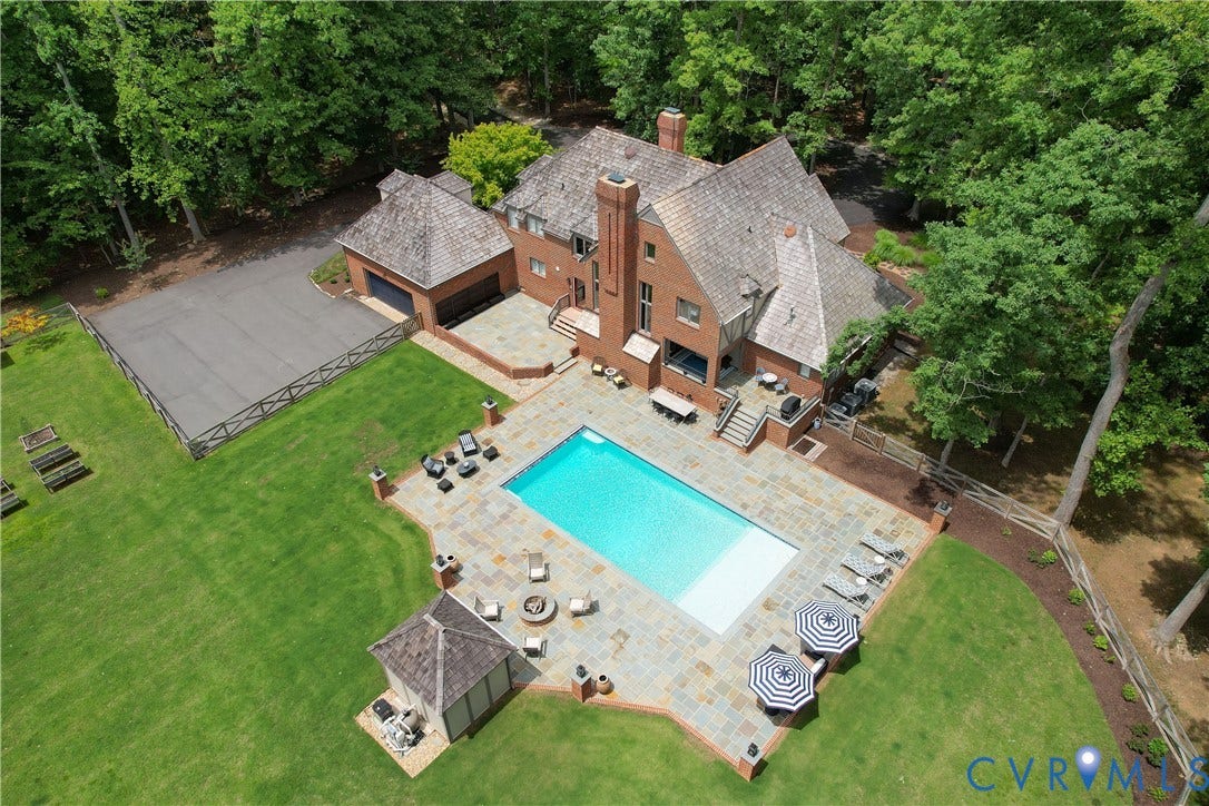 485 Ada Ash Lane, Hermitage Country Club, Manakin Sabot, VA 23103 Your backyard oasis awaits!