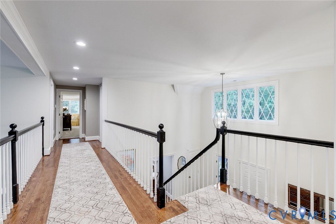 485 Ada Ash Lane, Hermitage Country Club, Manakin Sabot, VA 23103 catwalk upstairs overlooking family room and foyer