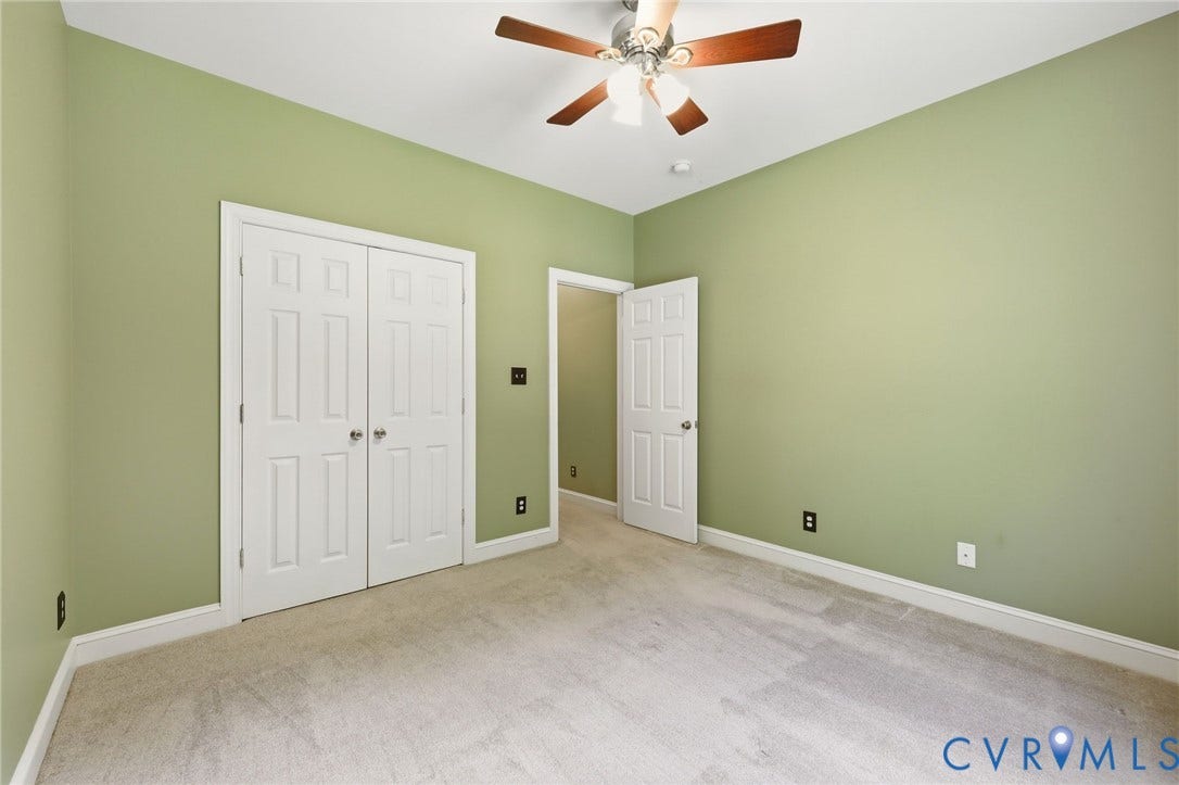 2705 Judes Ferry Road, Powhatan, VA 23139 Rear Downstairs bedroom