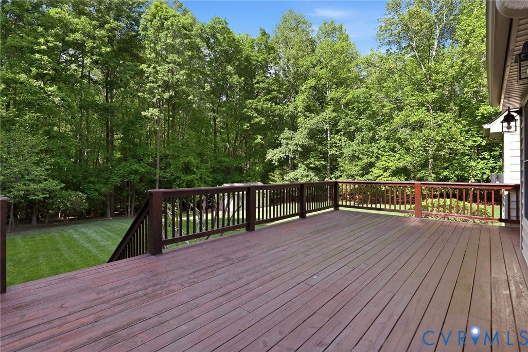 2705 Judes Ferry Road, Powhatan, VA 23139 15'5 x 27' Rear Deck