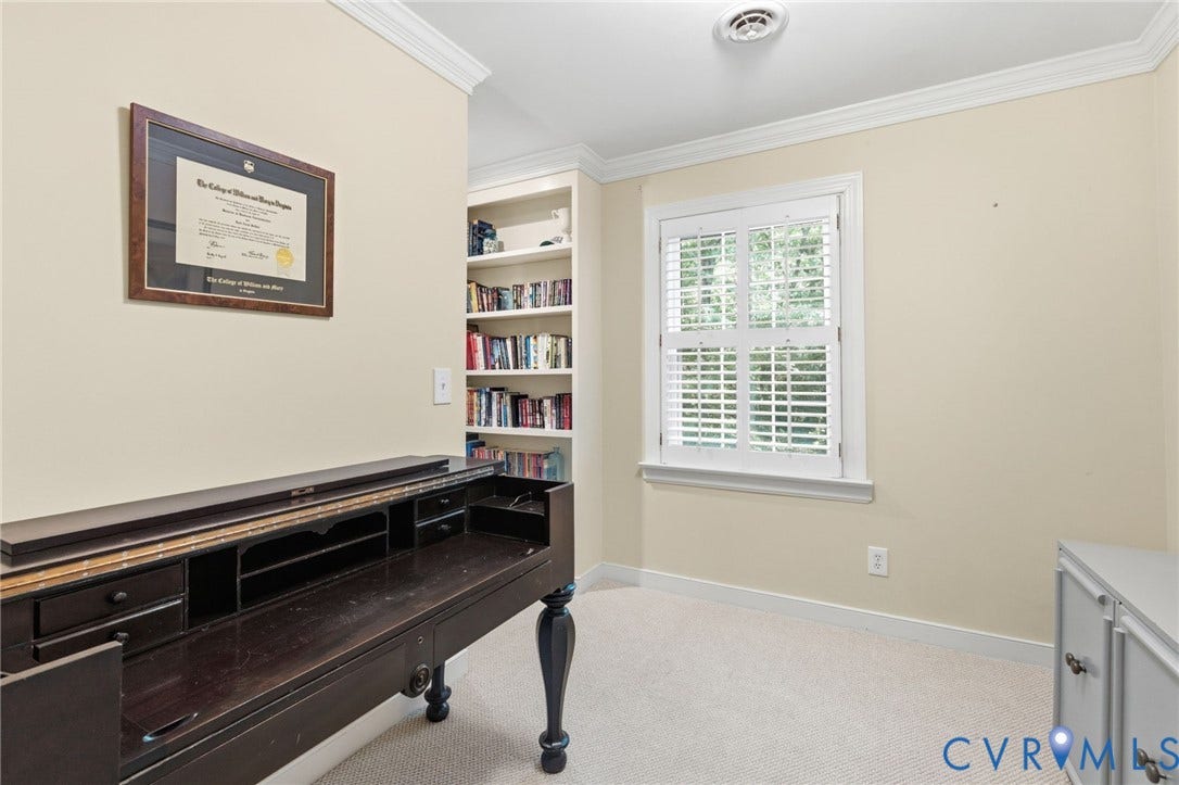 12521 Perrywinkle Road, Shady Grove Estates, Glen Allen, VA 23059 Upstairs Study adjacent to walk up attic