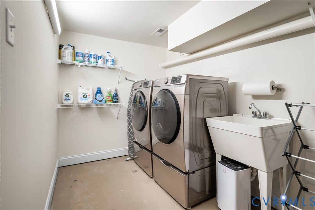 4973 Double Eagle Drive, Estates At Royal Virginia, Louisa, VA 23093 Laundry in the basement