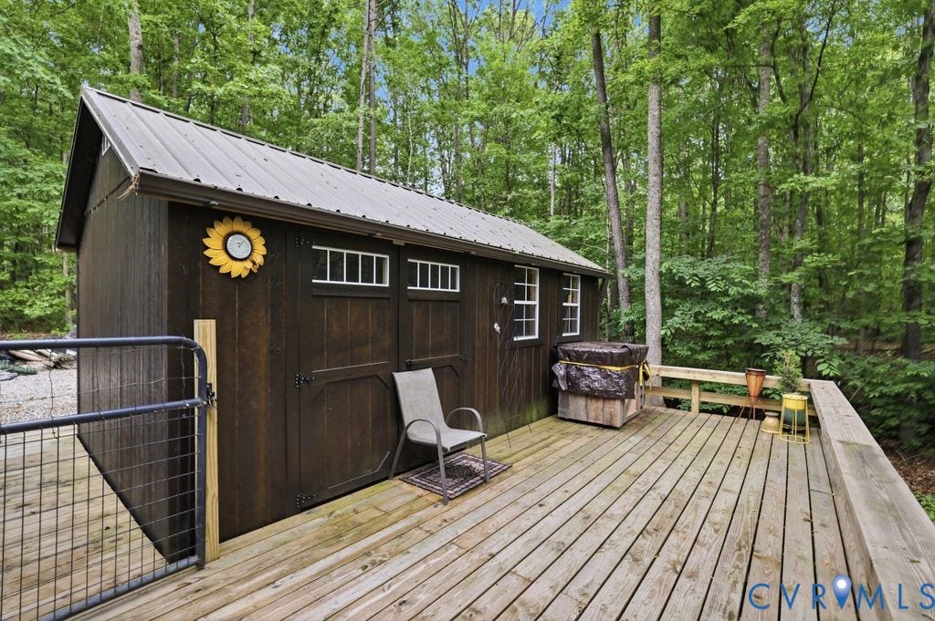1061 Turkey Ridge Drive, Powhatan, VA 23120 many options for this including "she-shed", craft room, office, or storage; with mini split