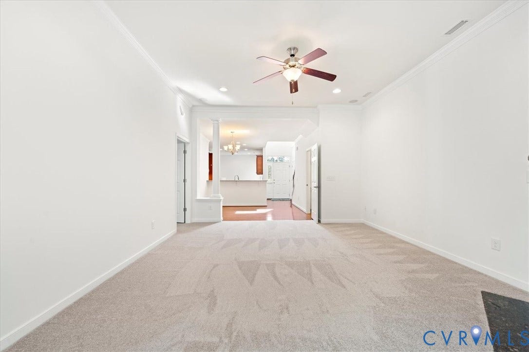 934 Morattico Circle, CrossRidge, Glen Allen, VA 23060 New carpet, fresh paint.