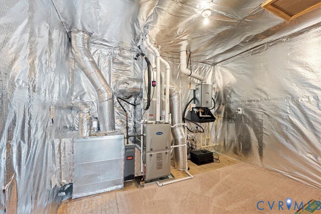 934 Morattico Circle, CrossRidge, Glen Allen, VA 23060 Additional storage options in the HVAC room