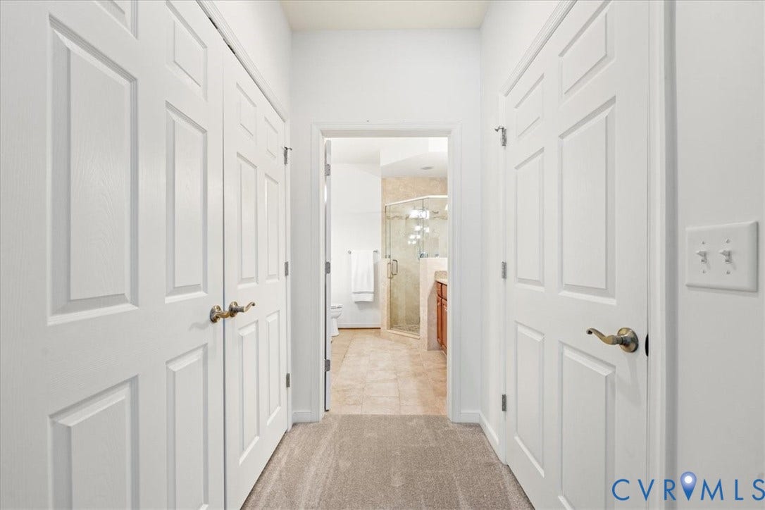 934 Morattico Circle, CrossRidge, Glen Allen, VA 23060 Double closets in the Primary Bedroom