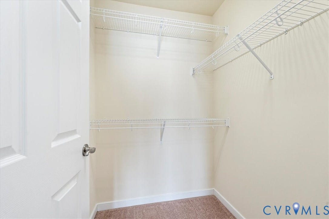 934 Morattico Circle, CrossRidge, Glen Allen, VA 23060 Bedroom #3 Walk in closet.