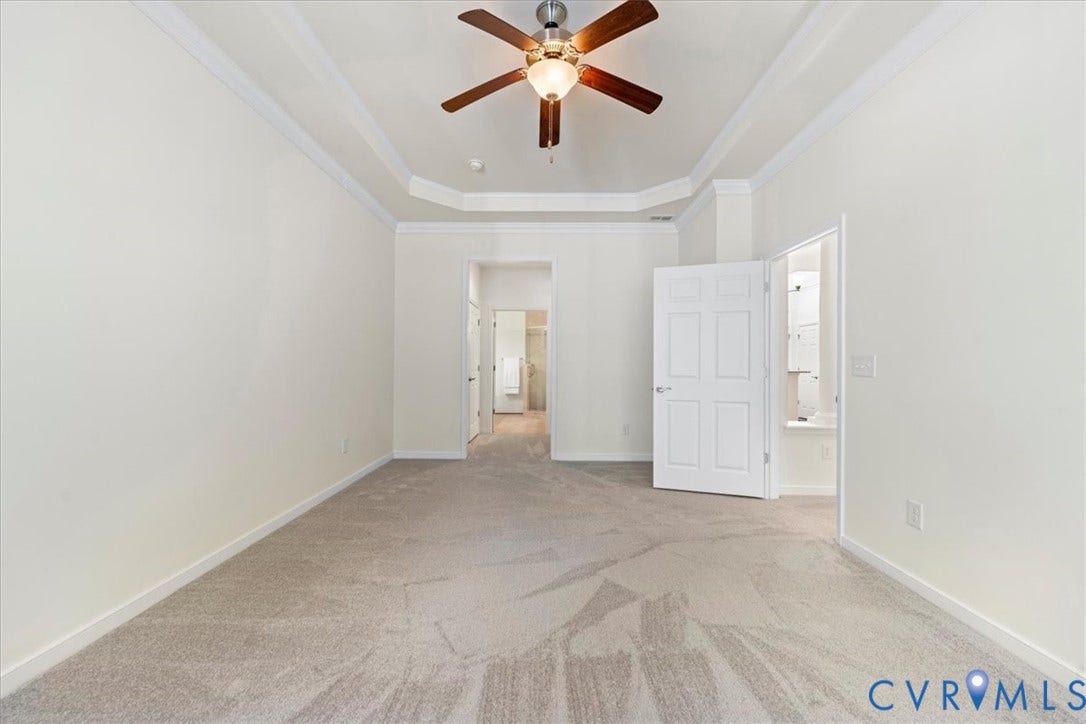 934 Morattico Circle, CrossRidge, Glen Allen, VA 23060 Tray ceiling, new carpet, fresh paint, ensuite bath.