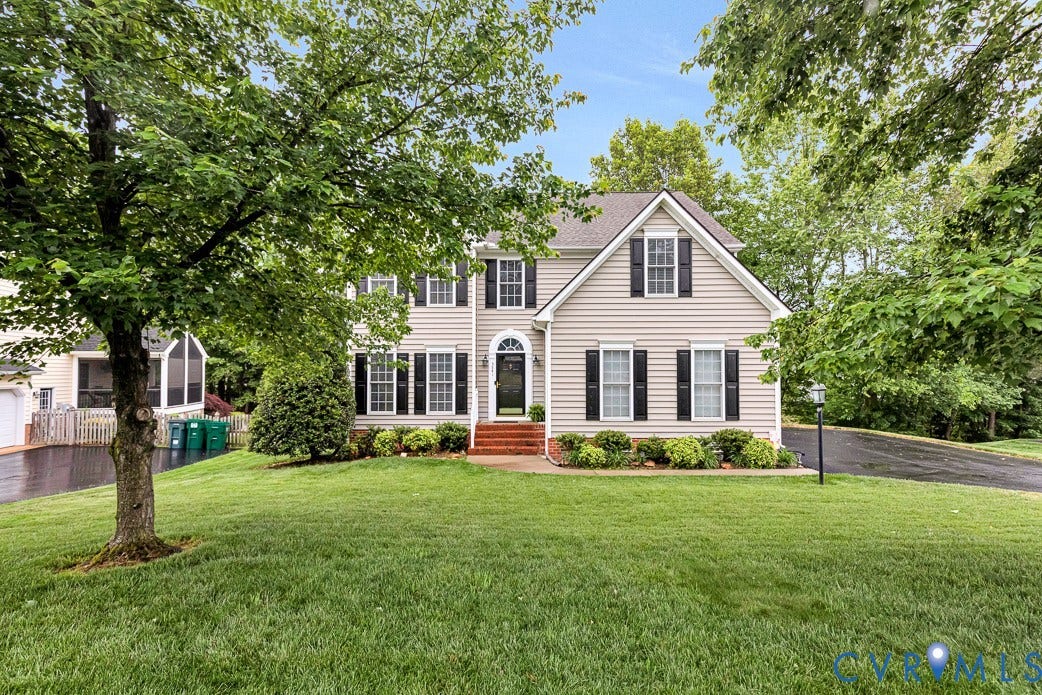 5841 Dorton Lane, Carrington, Glen Allen, VA 23060 Another view of the front of the home.