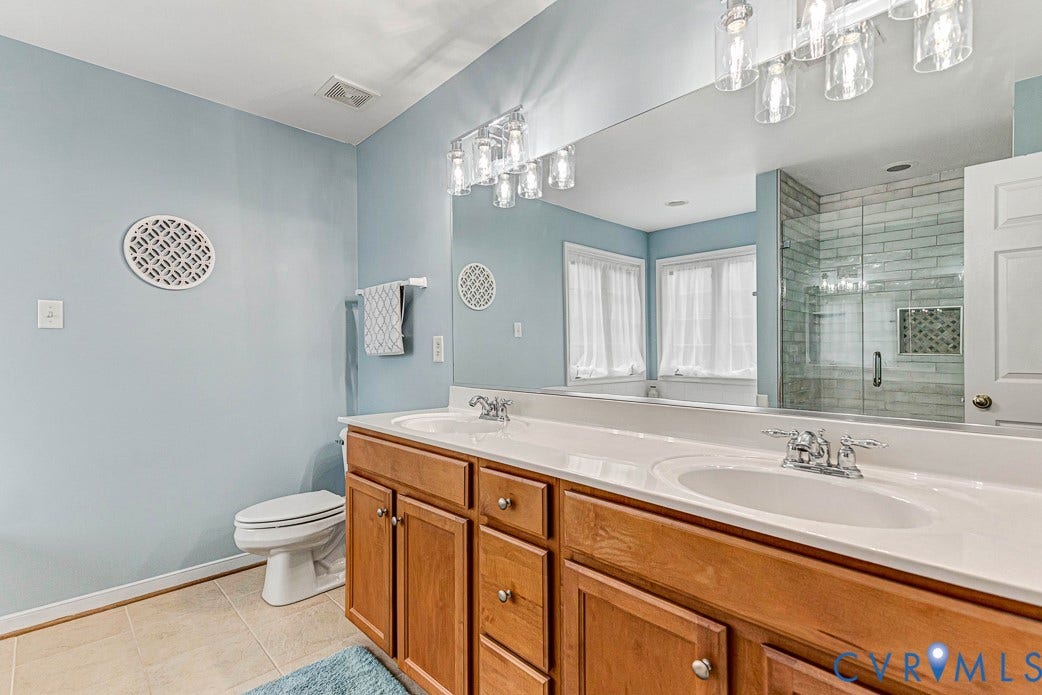 5841 Dorton Lane, Carrington, Glen Allen, VA 23060 Another view of the en suite bath.