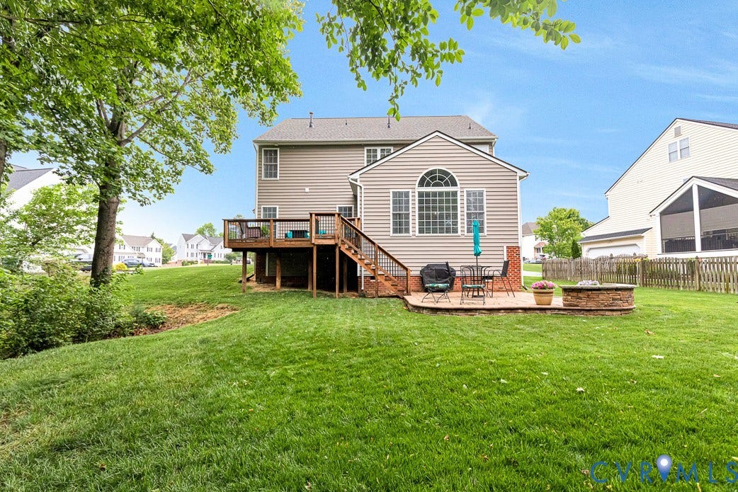 5841 Dorton Lane, Carrington, Glen Allen, VA 23060 Back yard.