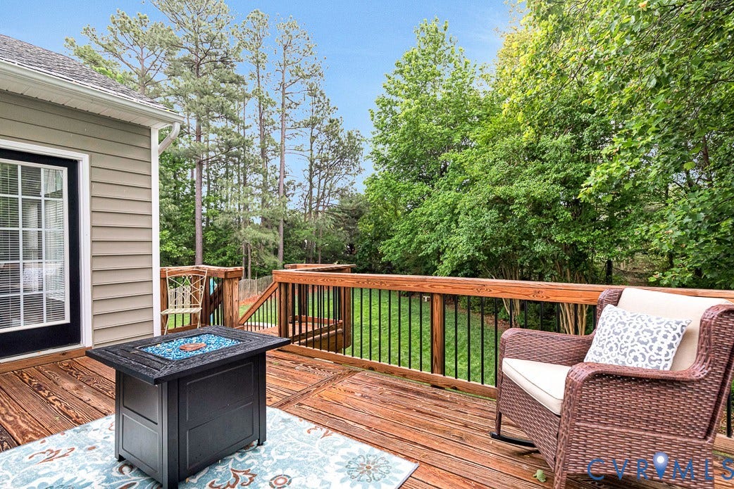 5841 Dorton Lane, Carrington, Glen Allen, VA 23060 The deck was replaced in 2020 and has a great views of the back yard oasis.