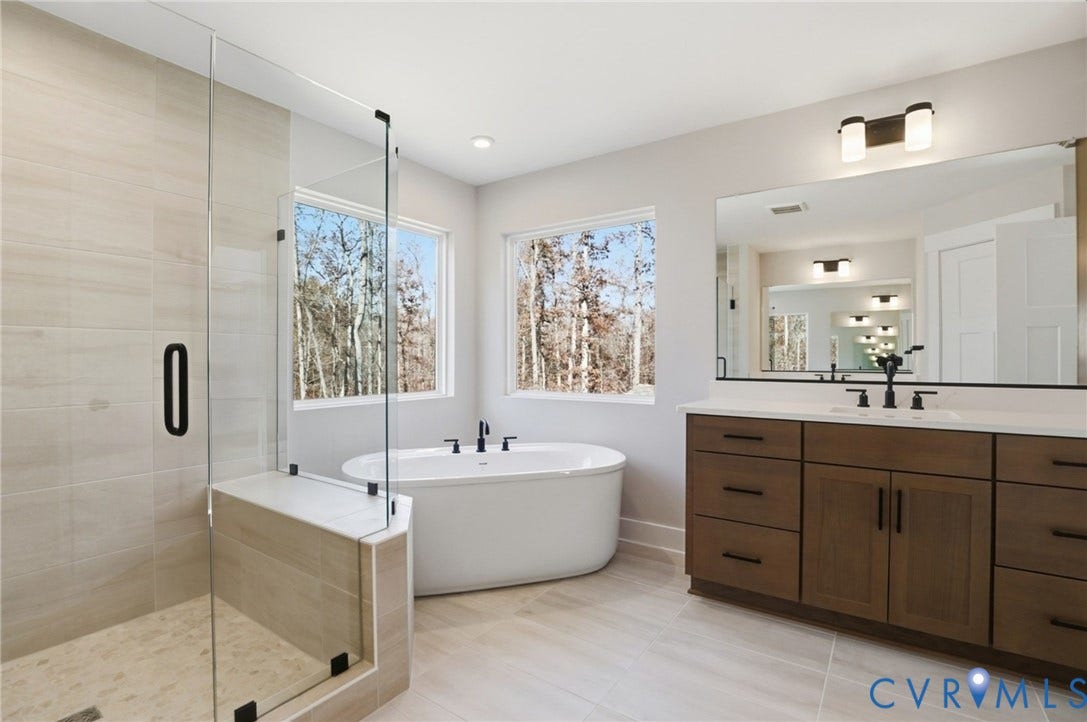 9385 Stingray Point Court, Greenwood Estates, New Kent, VA 23124 This home is to be built. The photo represents the plan, not the actual home. Design selections may vary.