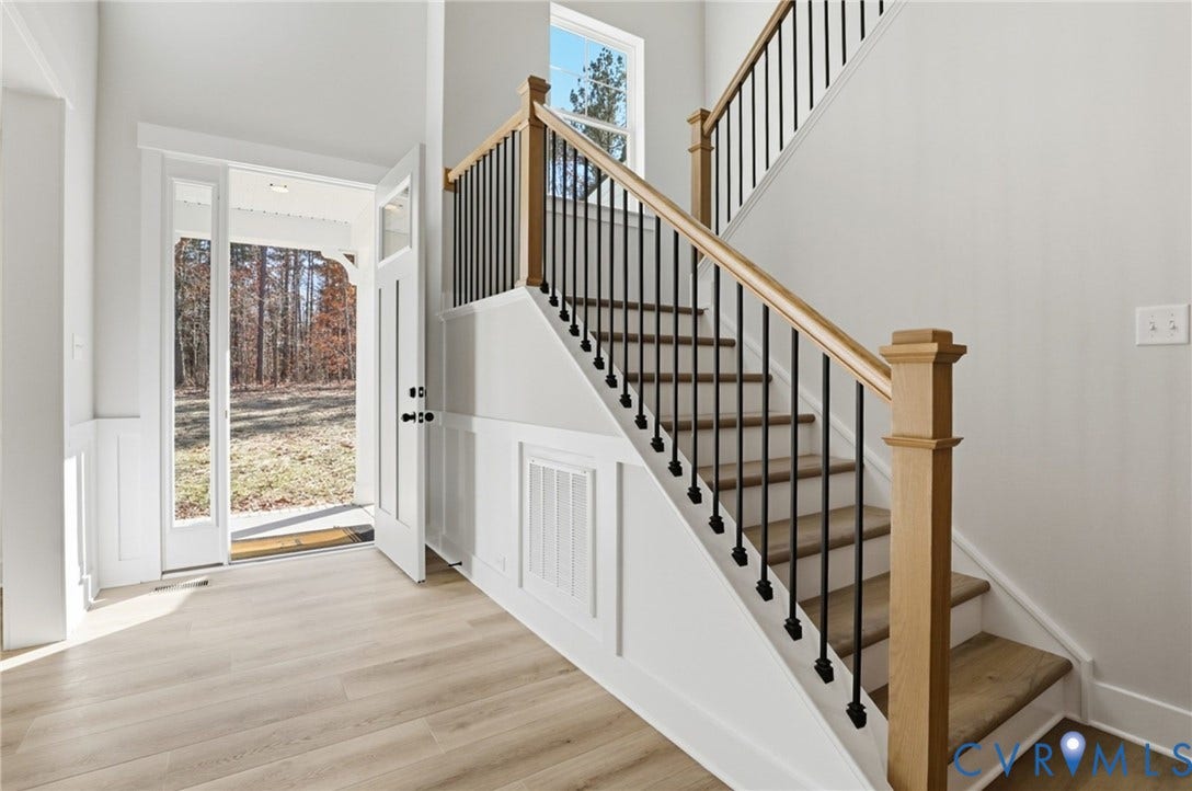 9385 Stingray Point Court, Greenwood Estates, New Kent, VA 23124 This home is to be built. The photo represents the plan, not the actual home. Design selections may vary.