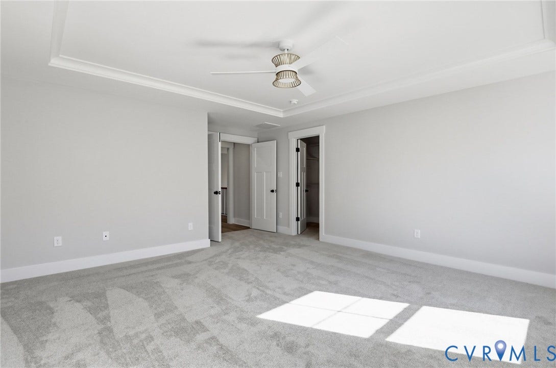 9385 Stingray Point Court, Greenwood Estates, New Kent, VA 23124 This home is to be built. The photo represents the plan, not the actual home. Design selections may vary.