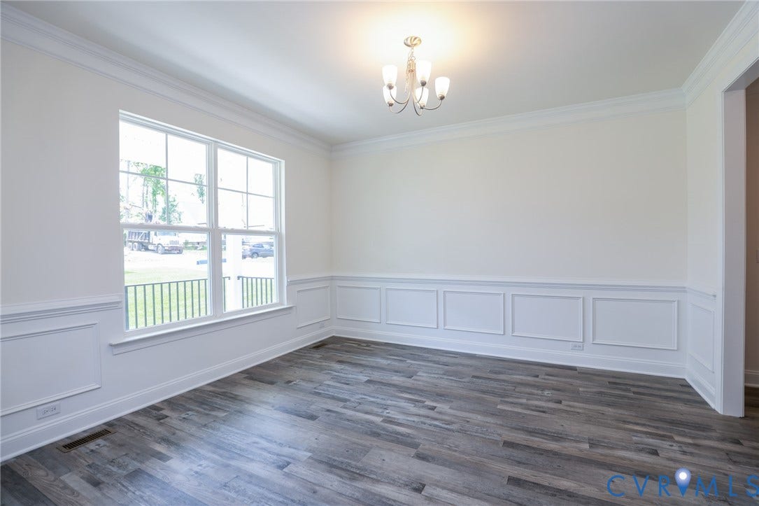 9381 Stingray Point Court, Greenwood Estates, New Kent, VA 23124 This home is under construction. The photo represents the plan, not the actual home. Design selections may vary.