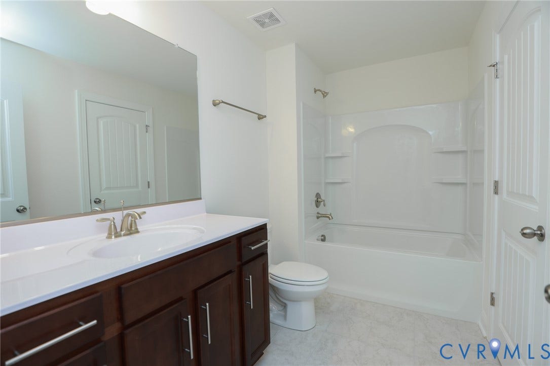 9381 Stingray Point Court, Greenwood Estates, New Kent, VA 23124 This home is under construction. The photo represents the plan, not the actual home. Design selections may vary.