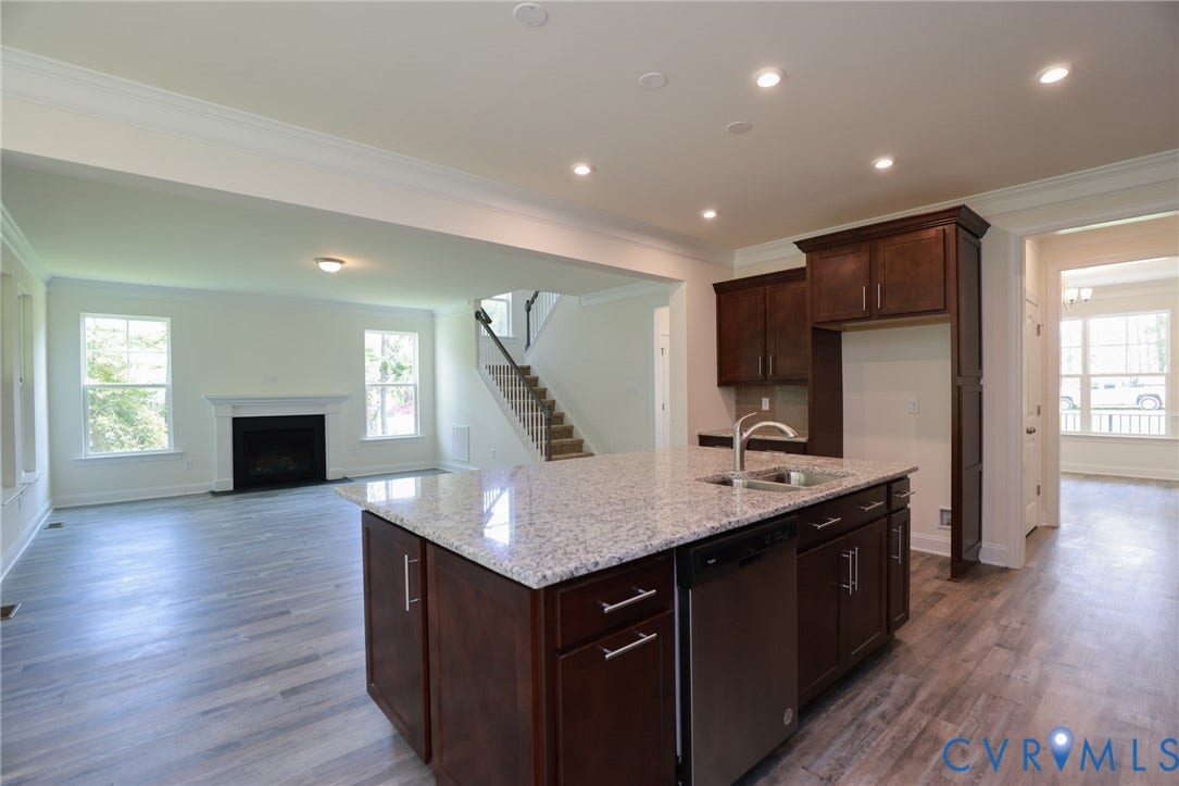 9381 Stingray Point Court, Greenwood Estates, New Kent, VA 23124 This home is under construction. The photo represents the plan, not the actual home. Design selections may vary.