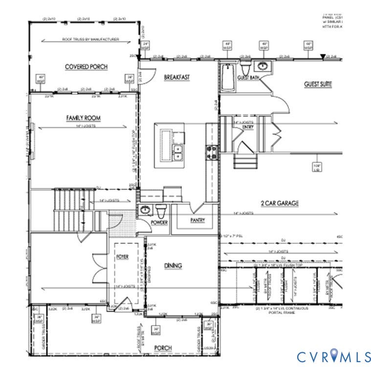 9381 Stingray Point Court, Greenwood Estates, New Kent, VA 23124 First floor