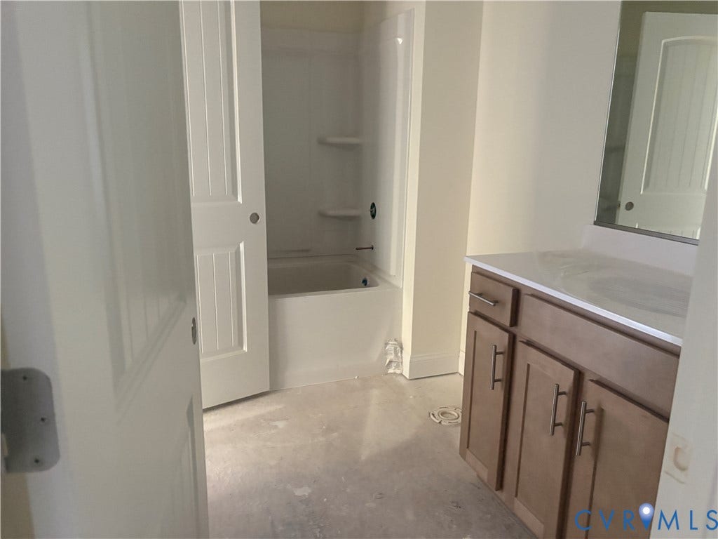 9381 Stingray Point Court, Greenwood Estates, New Kent, VA 23124 The photo represents the actual property under construction as of October 15, 2026