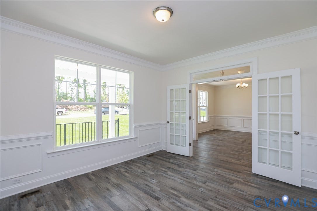 9381 Stingray Point Court, Greenwood Estates, New Kent, VA 23124 This home is under construction. The photo represents the plan, not the actual home. Design selections may vary.