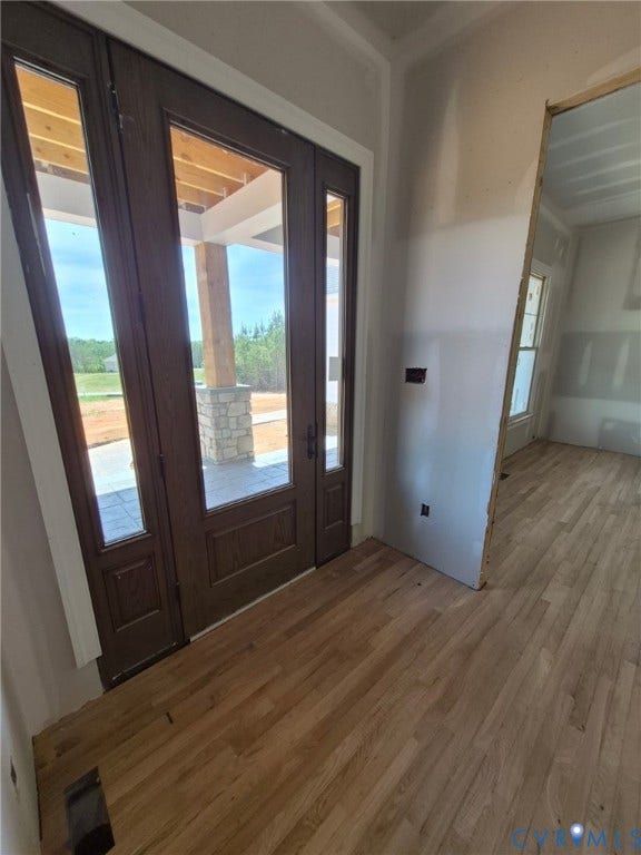 1554 Smokey Ridge Road, Breeze Hill, Maidens, VA 23102 Front door with glass insert and sidelights