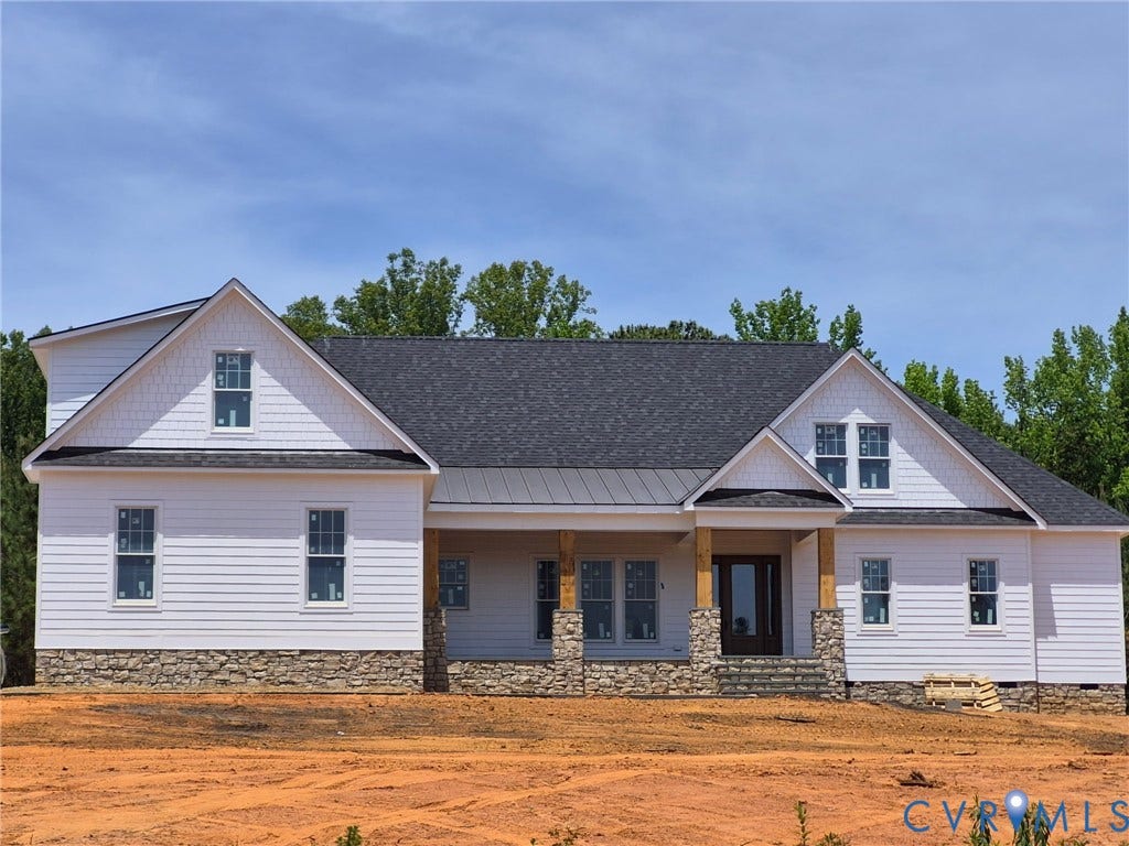 1554 Smokey Ridge Road, Breeze Hill, Maidens, VA 23102 Craftsman flair, columns at front porch