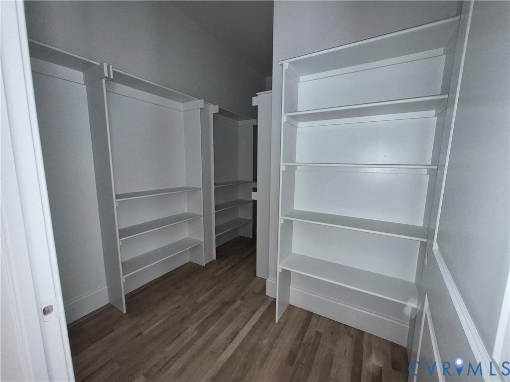 1554 Smokey Ridge Road, Breeze Hill, Maidens, VA 23102 2nd primary walk in closet with lots of shelving