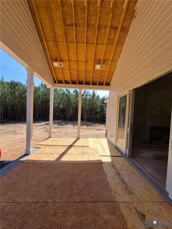 1554 Smokey Ridge Road, Breeze Hill, Maidens, VA 23102 Covered rear porch overlooks Preservation areas.