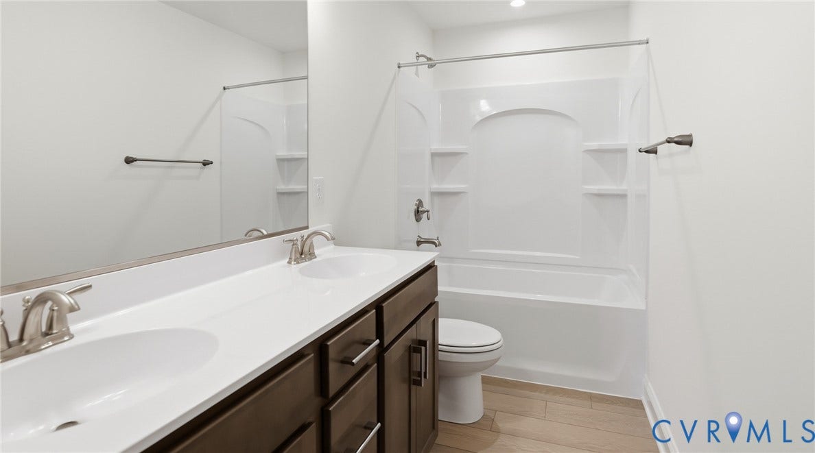 5824 Stingray Point Boulevard, Greenwood Estates, New Kent, VA 23124 This home is under construction. The photo represents the plan, not the actual home. Design selections may vary.