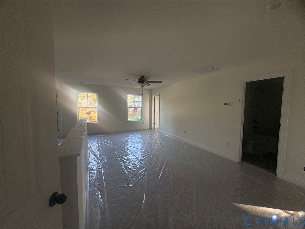5824 Stingray Point Boulevard, Greenwood Estates, New Kent, VA 23124 The photo represents the actual property under construction as of October 15, 2026